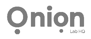 Onion logo PNG grey